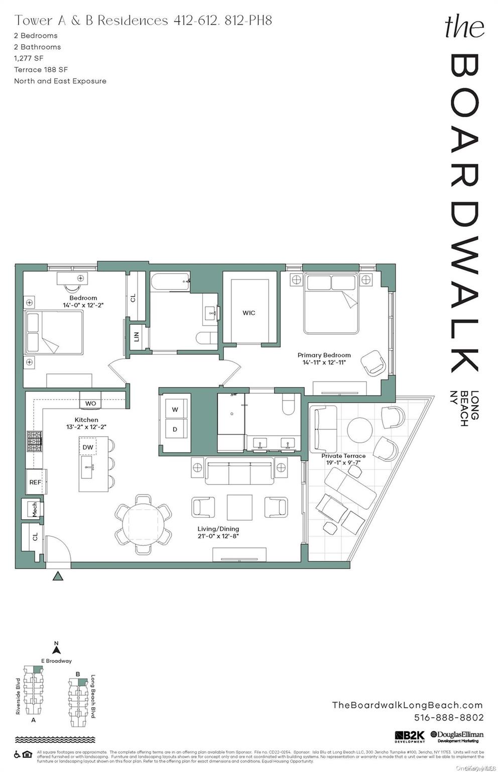 140 Boardwalk # 612, Long Beach, NY 11561