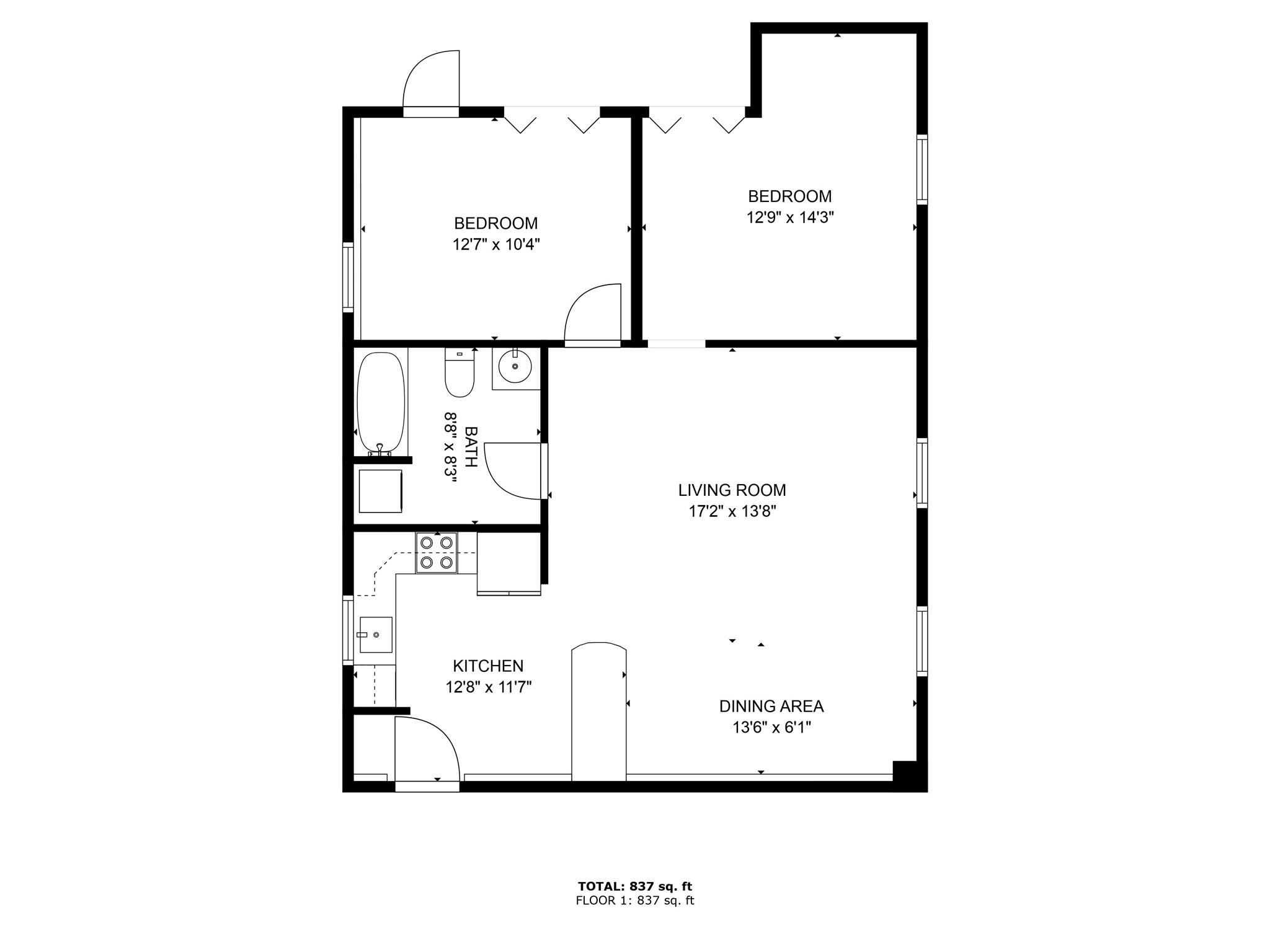 142A COLLEGE Avenue # 1, Poughkeepsie, NY 12601