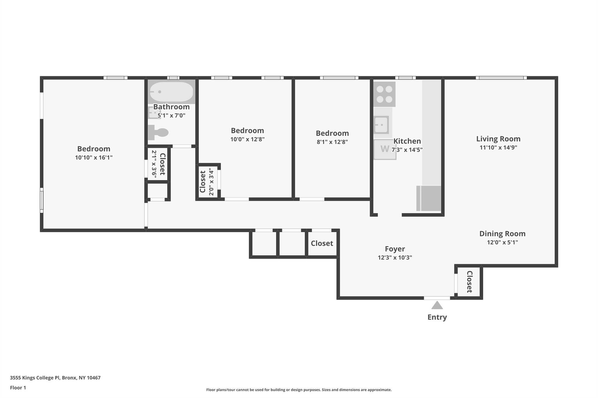 3555 Kings College Place # 1H, Bronx, NY 10467