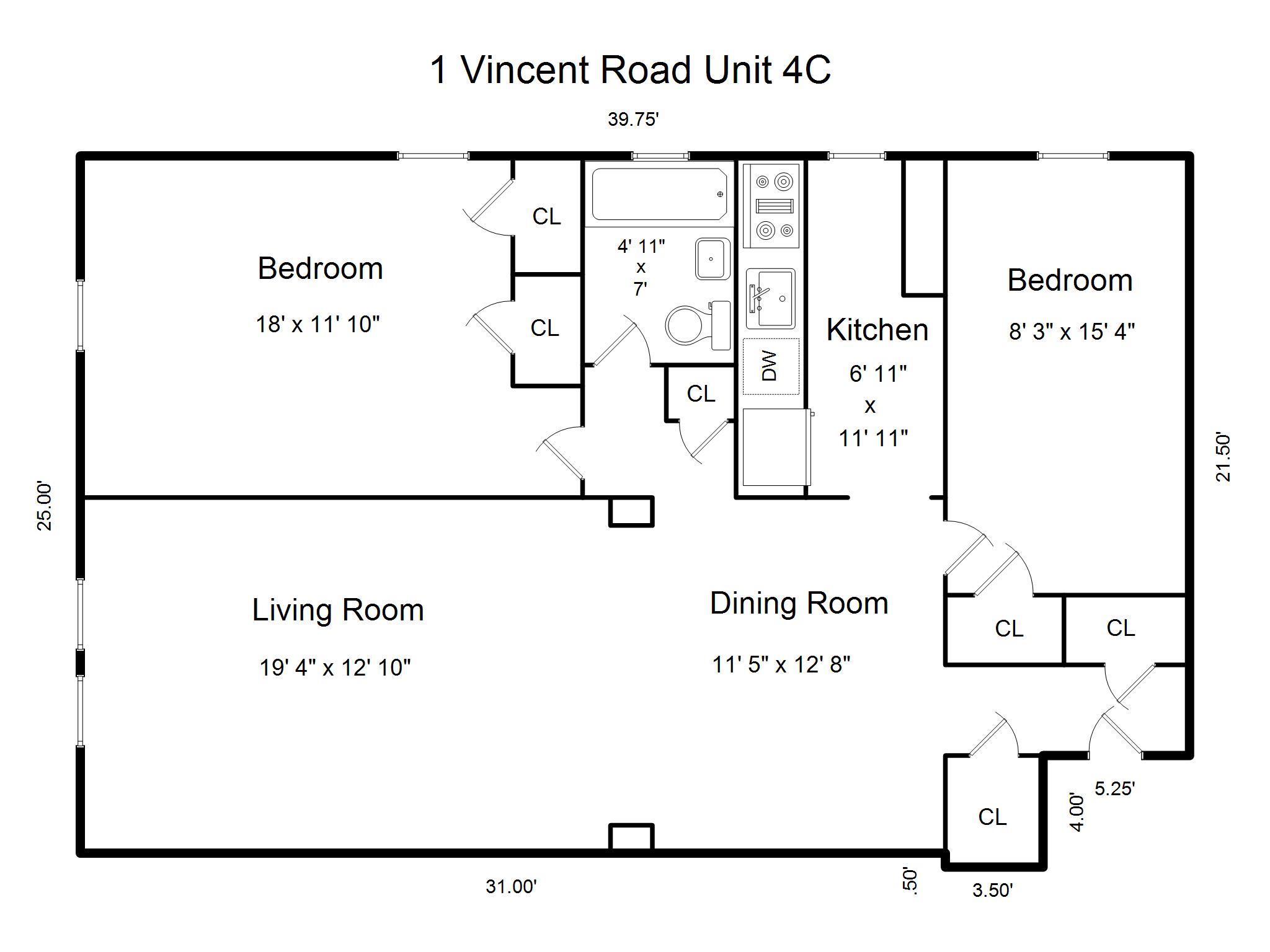 1 Vincent Road # 4C, Bronxville, NY 10708