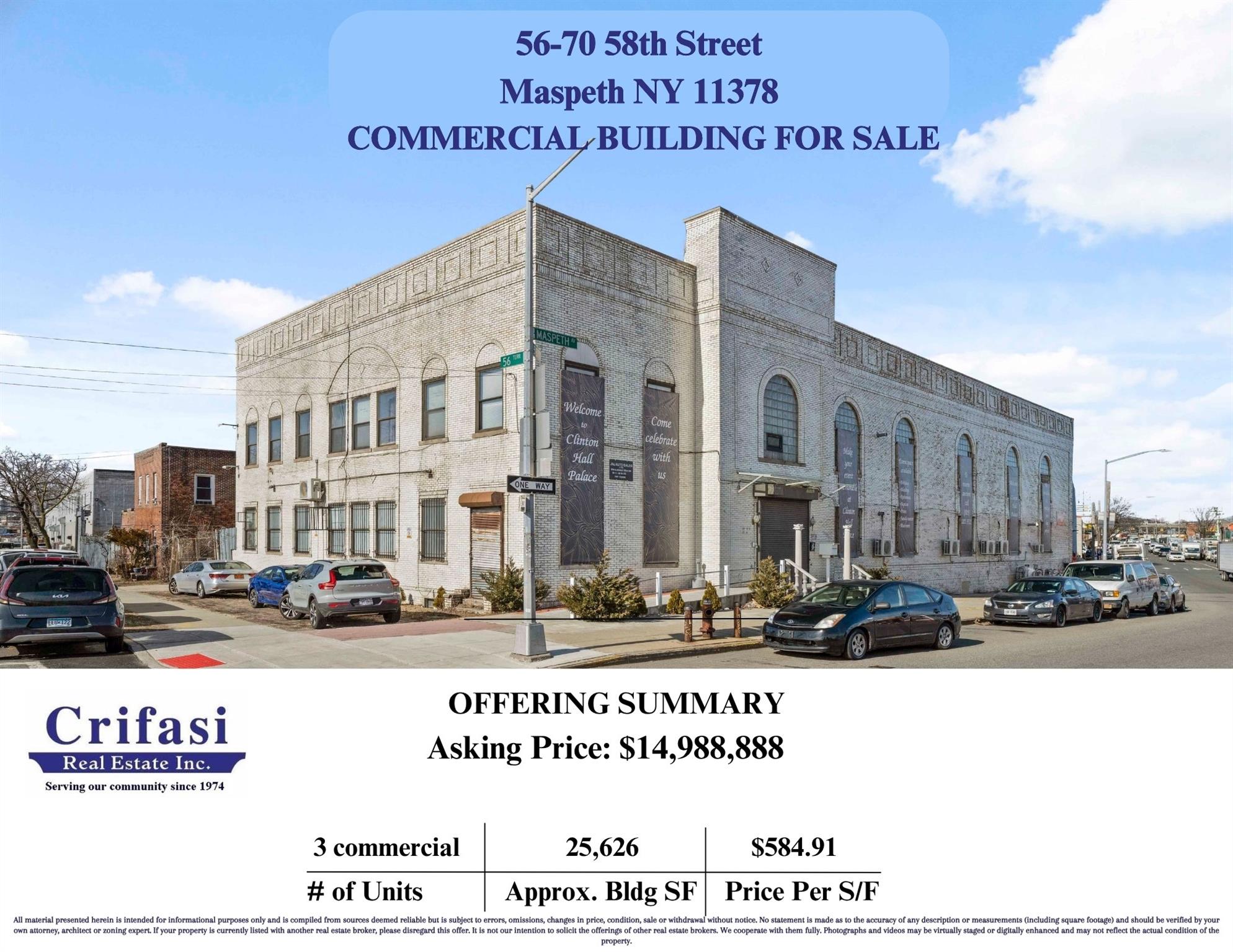 56-70 58th Street, Maspeth, NY 11378