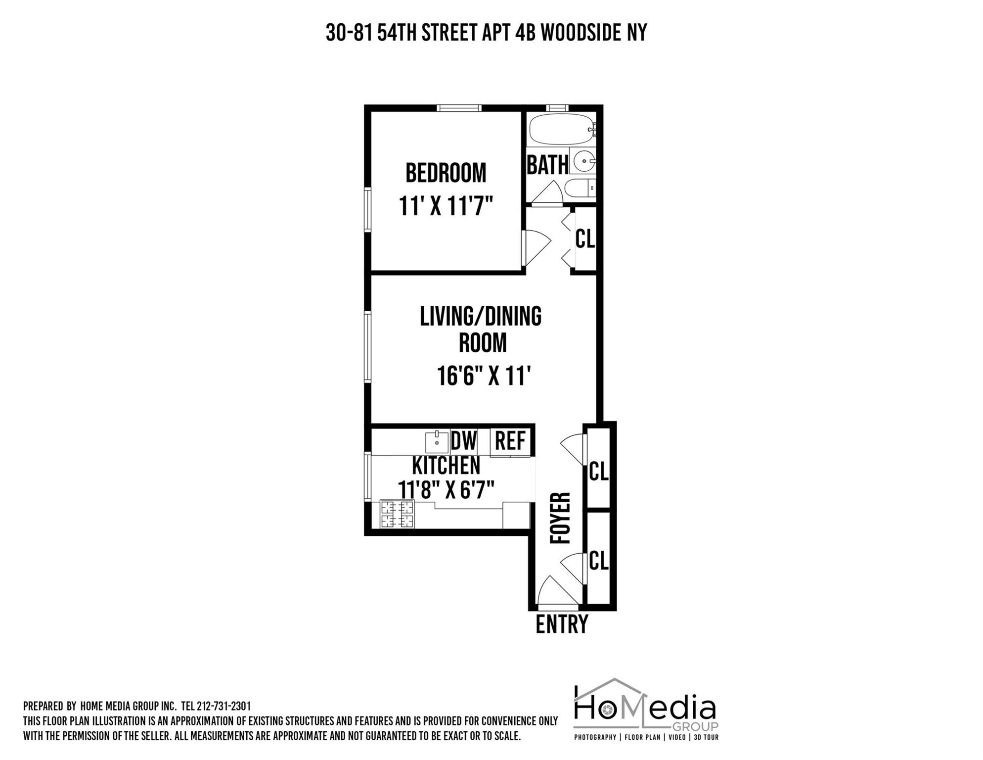 30-81 54th Street # 4B, Woodside, NY 11377