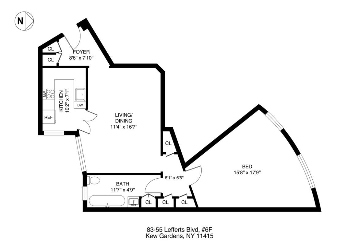 83-55 Lefferts Boulevard # 6F, Kew Gardens, NY 11415