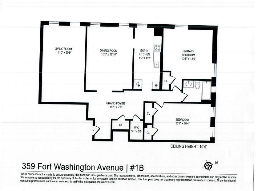 359 Ft. Washington Avenue # 1 B, New York (Manhattan), NY 10033