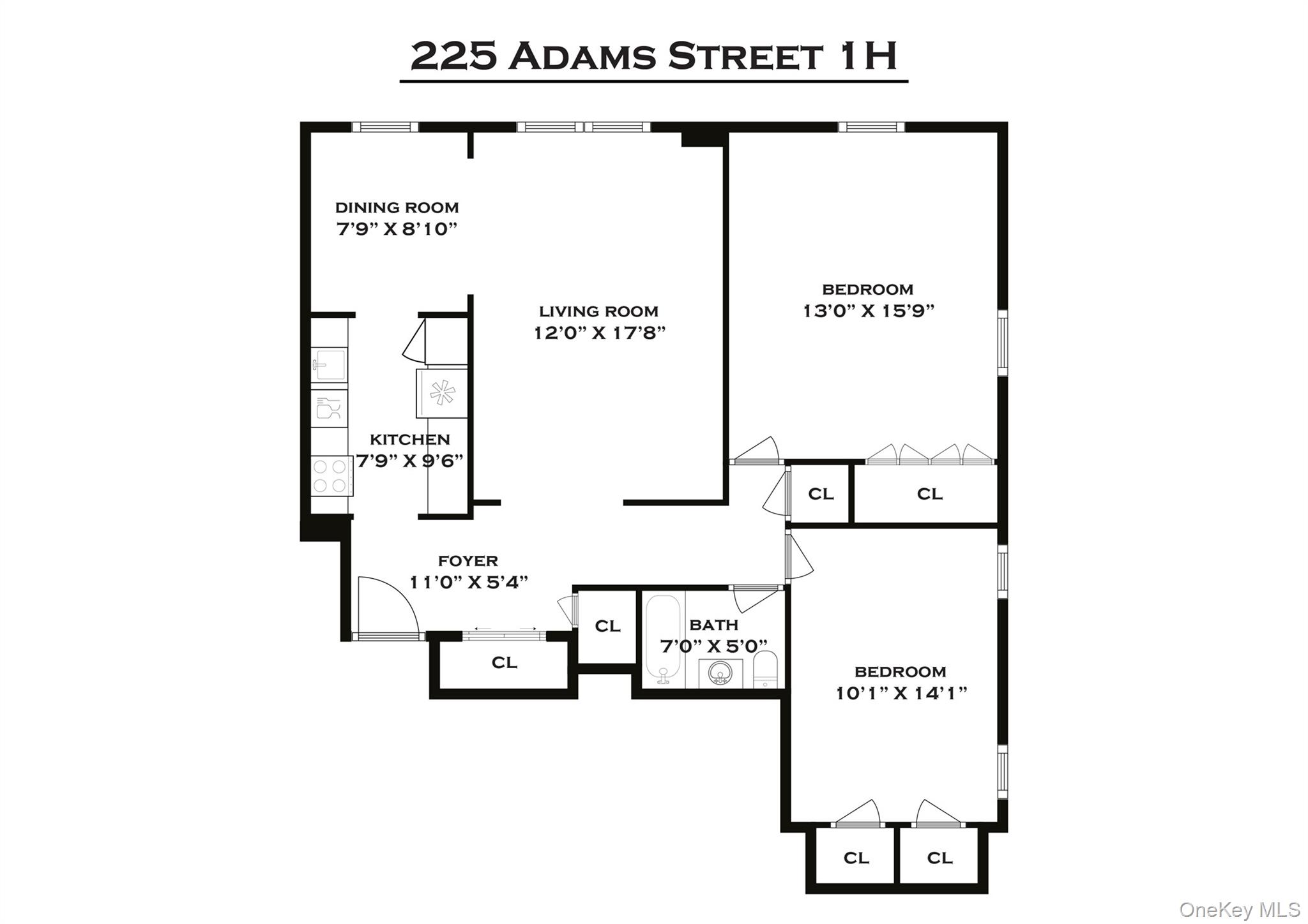 225 Adams Street # 1H, Brooklyn, NY 11201