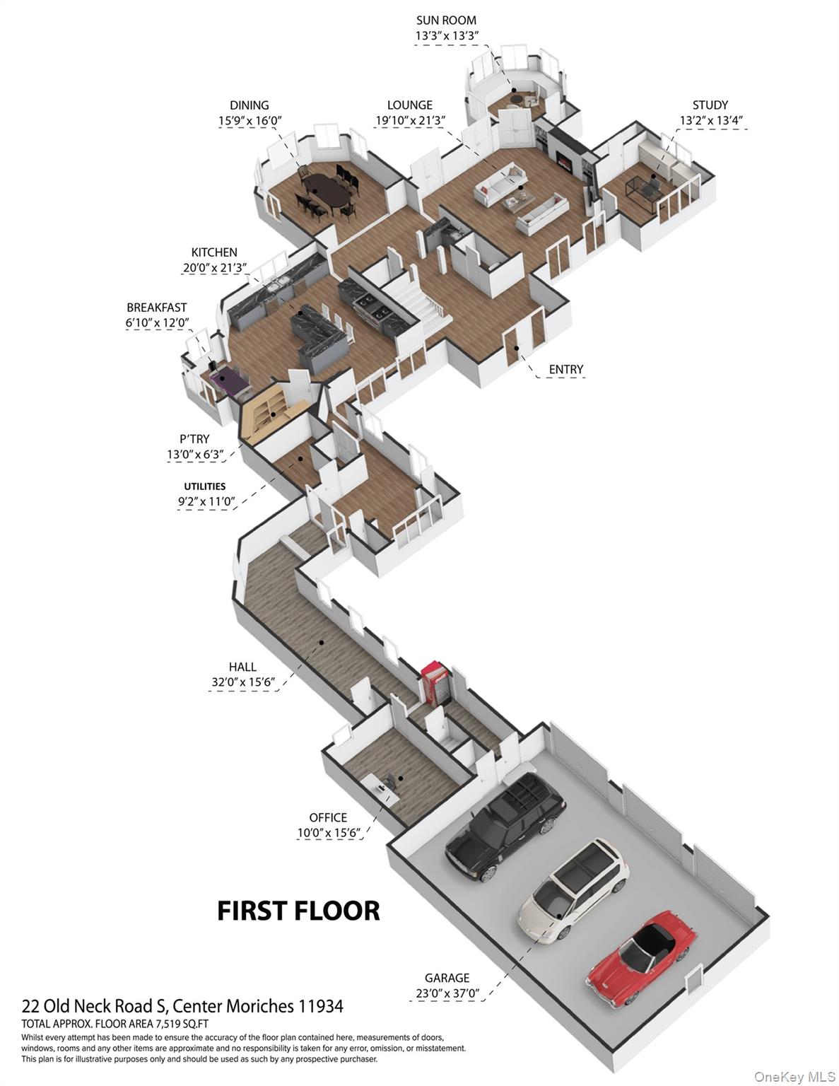 22 Old Neck Road S, Center Moriches, NY 11934
