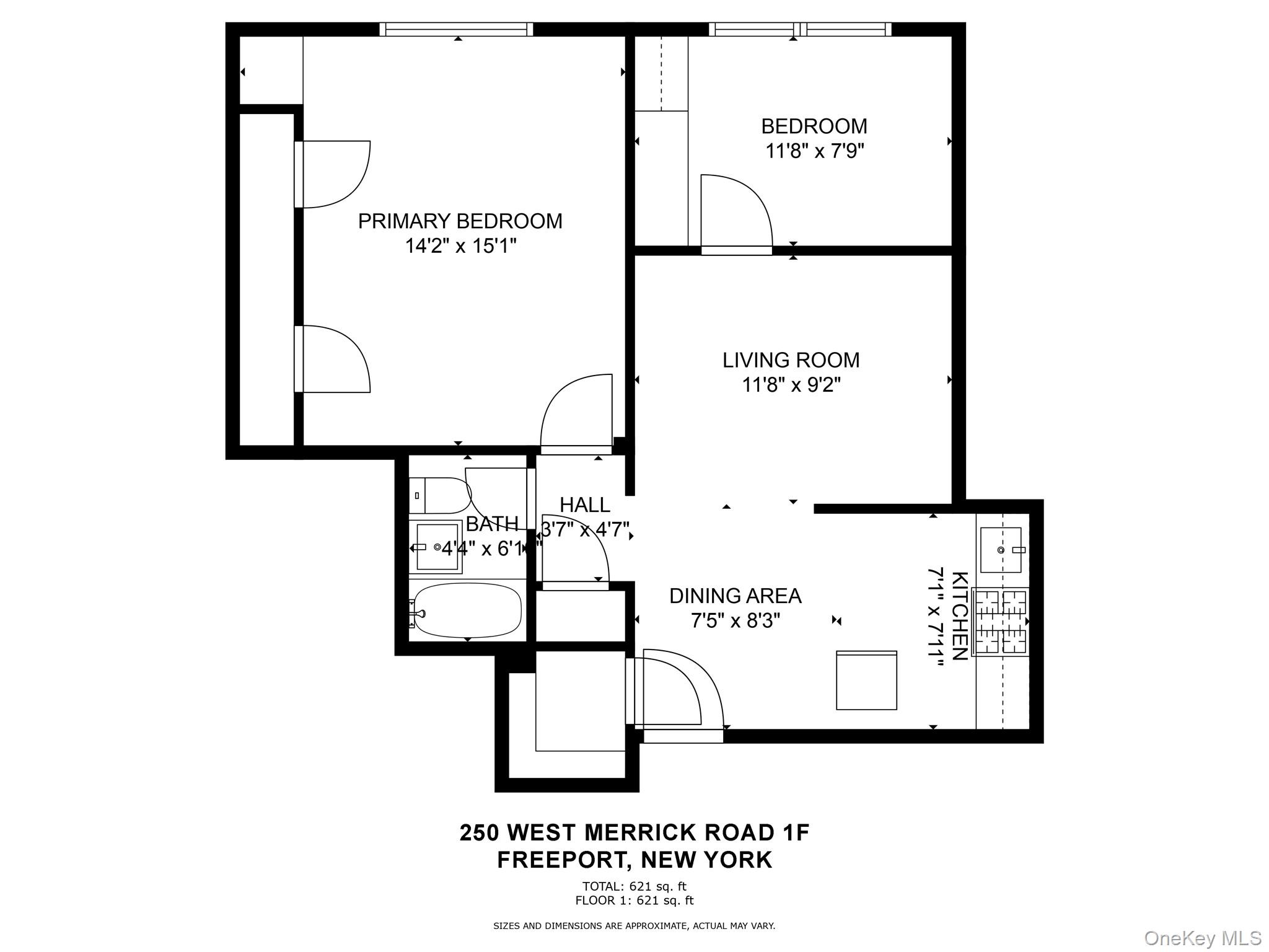 250 W Merrick Road # 1F, Freeport, NY 11520