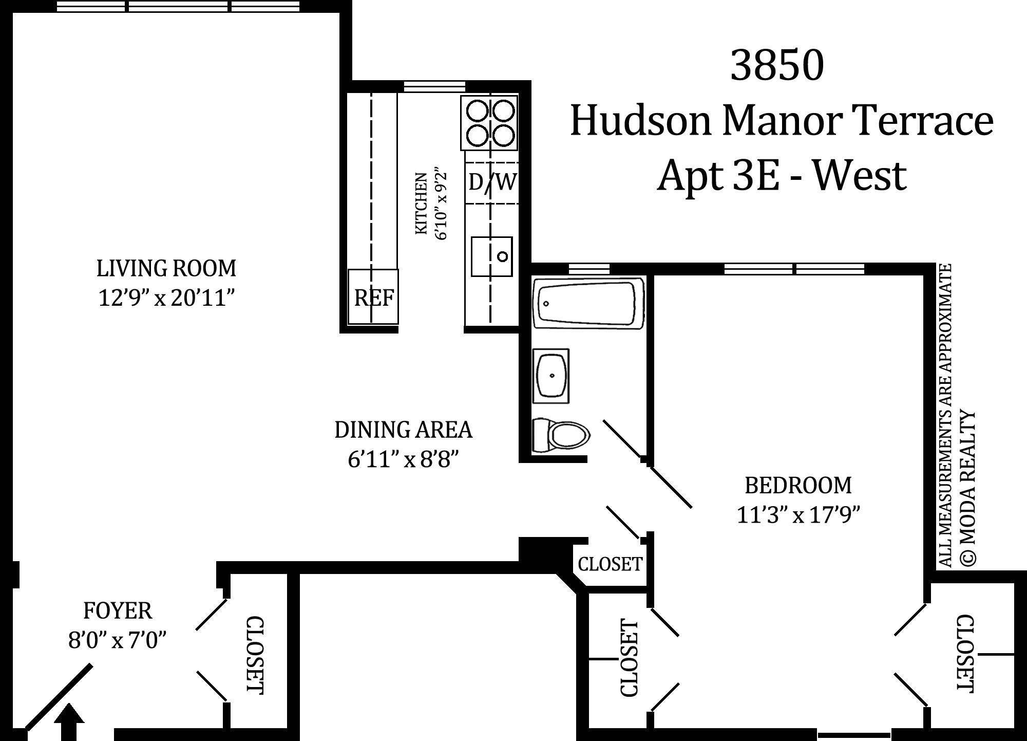 3850 Hudson Manor Terrace # 3EW, Bronx, NY 10463