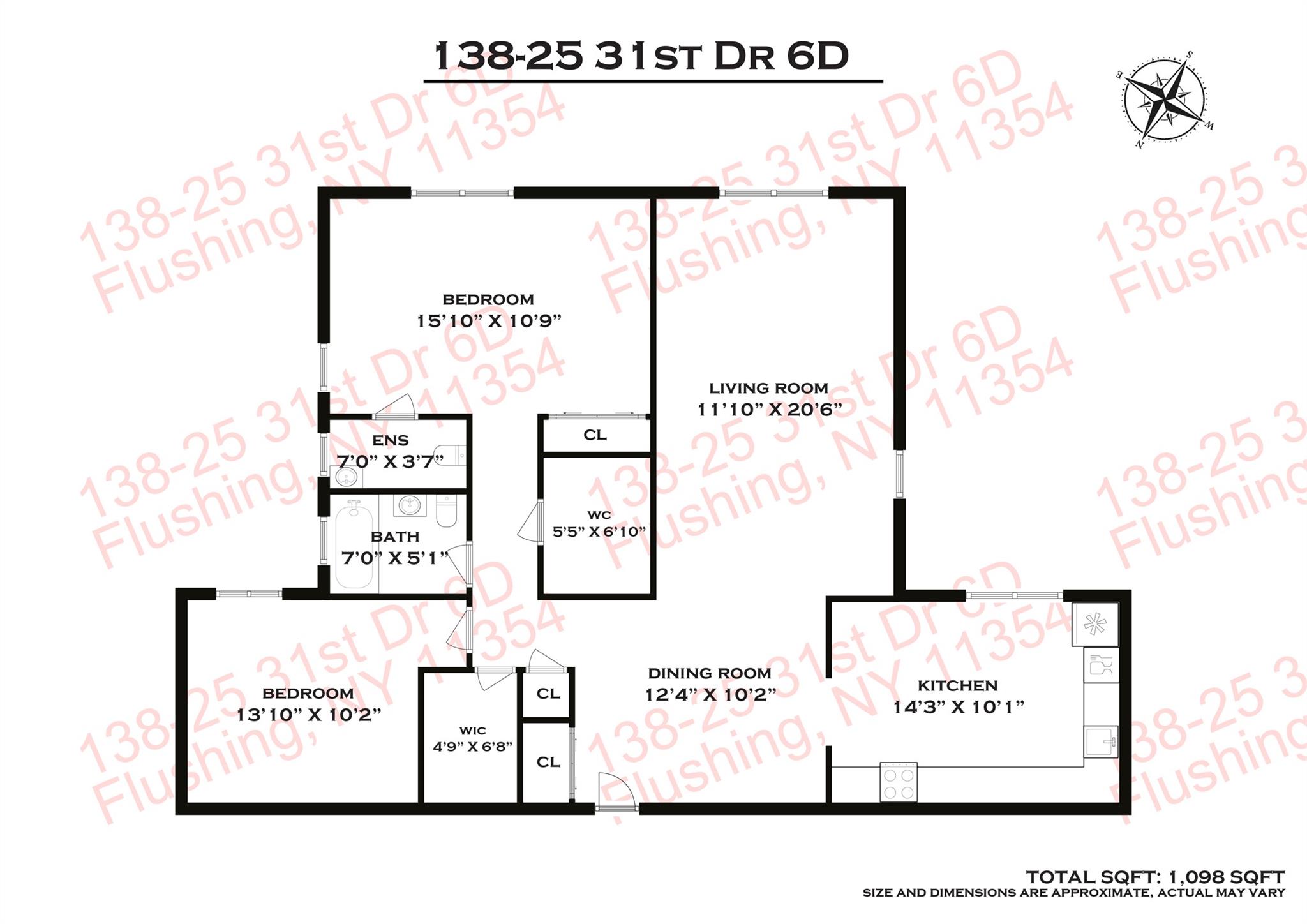 138-25 31 Drive # 6D, Flushing, NY 11354