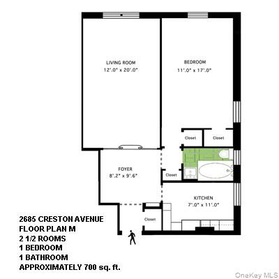 2685 Creston Avenue # 1-M, Bronx, NY 10468