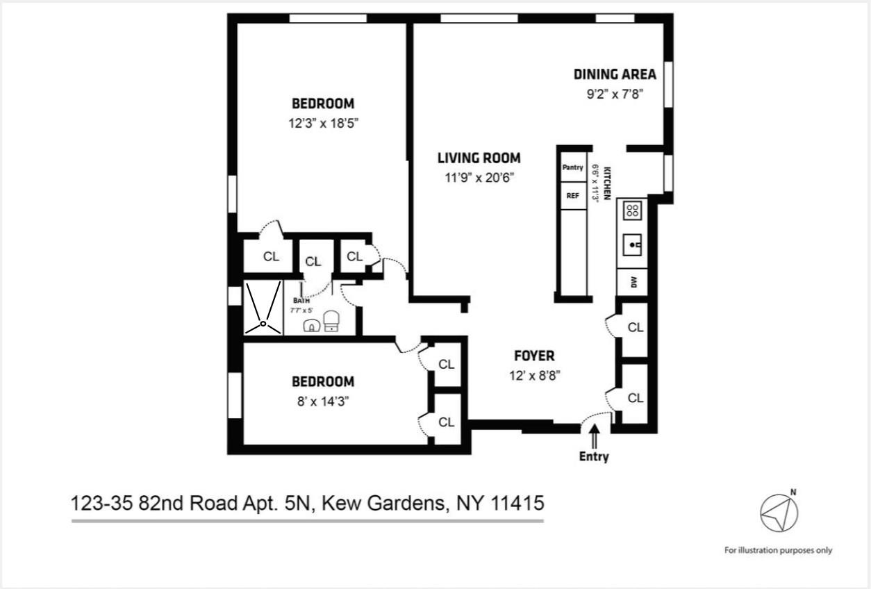 123-35 82nd Road # 5N, Kew Gardens, NY 11415