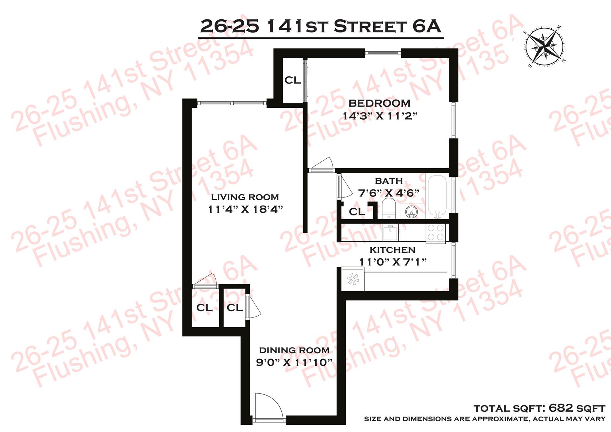 26-25 141 Street # 6A, Flushing, NY 11354