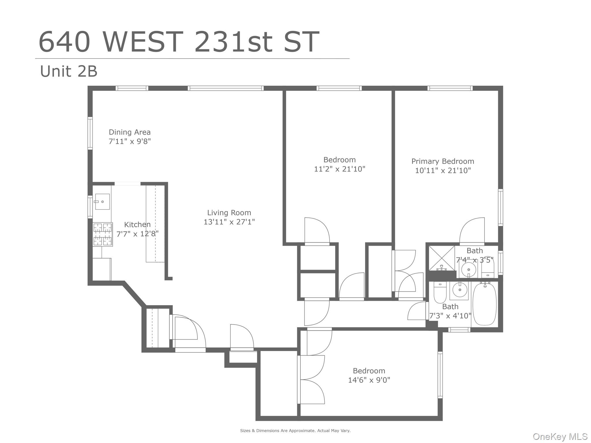 640 W 231 Street # 2B, Bronx, NY 10463