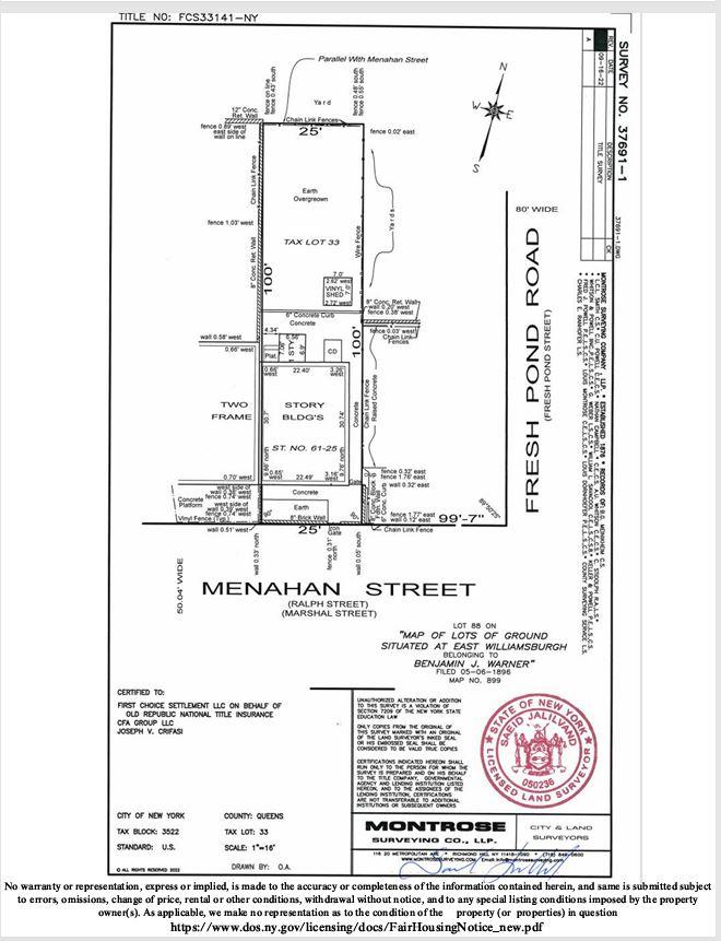 61-25 Menahan Street, Ridgewood, NY 11385