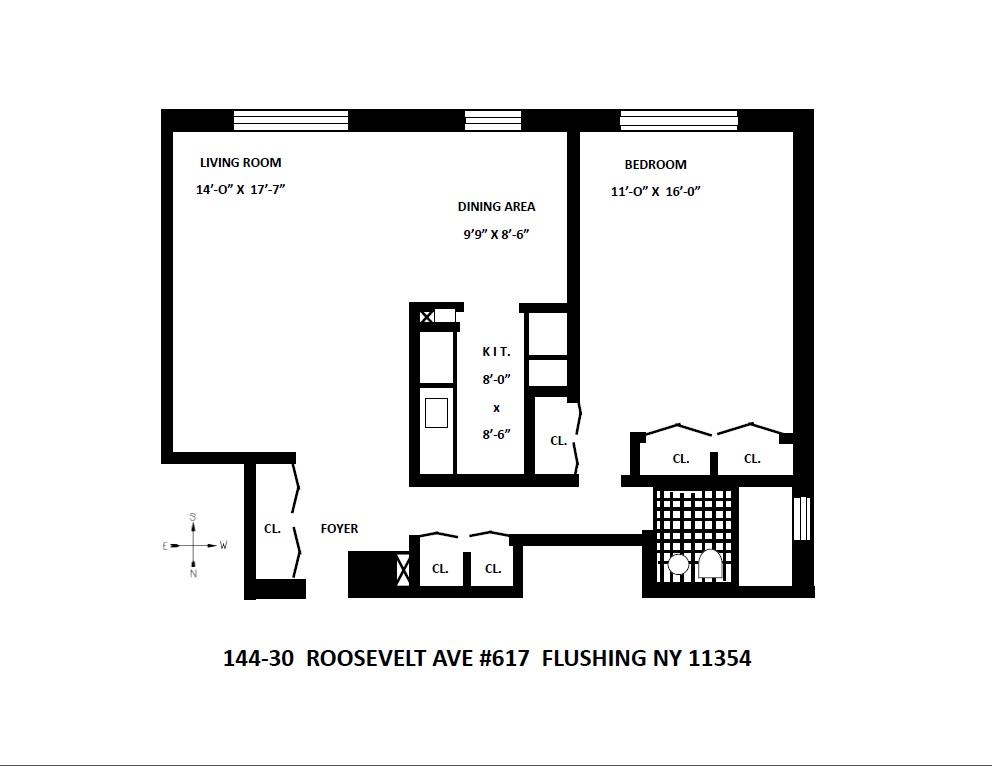 144-30 Roosevelt Avenue # 617, Flushing, NY 11354