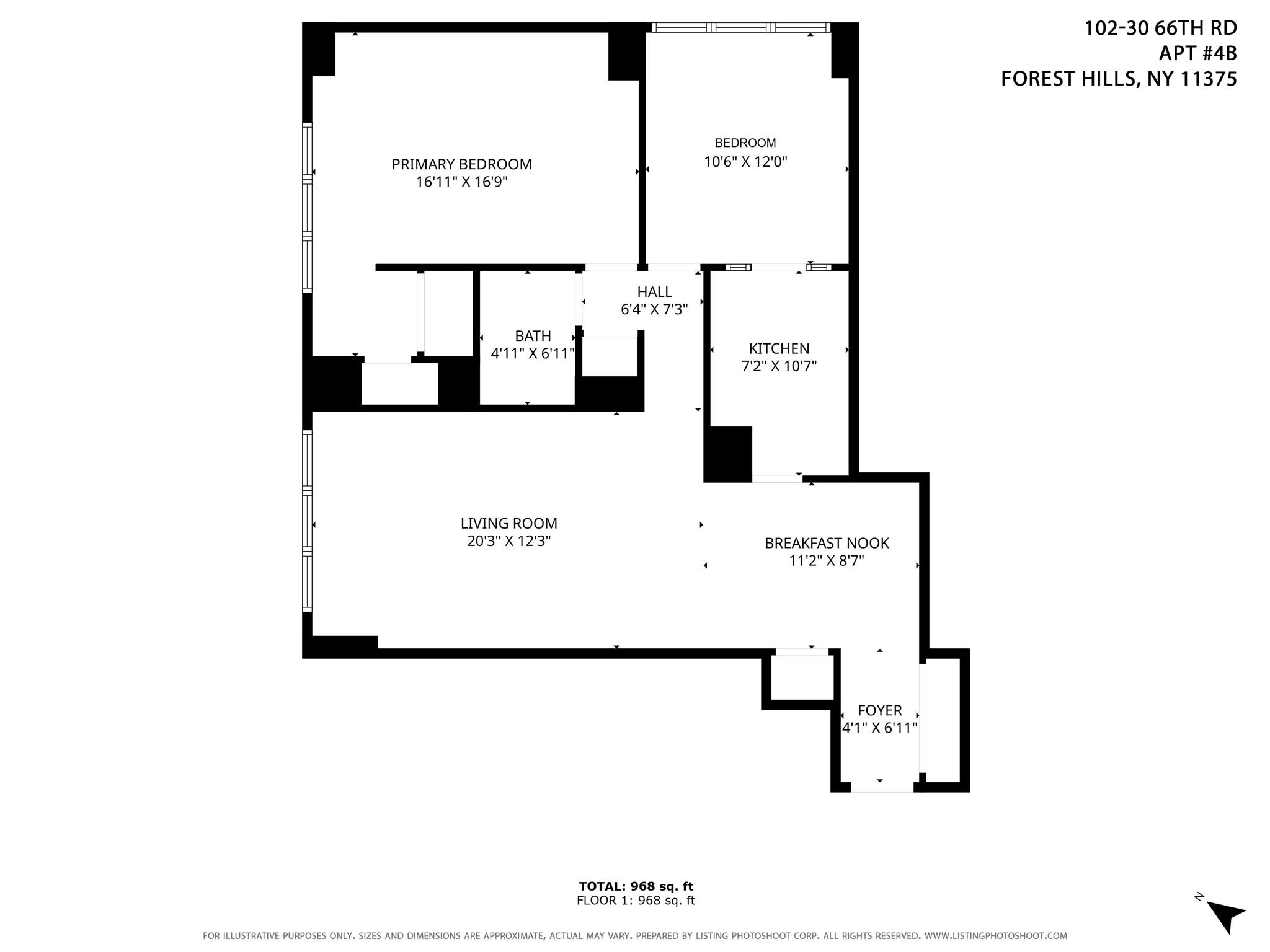 102-30 66th Road # 4B, Forest Hills, NY 11375