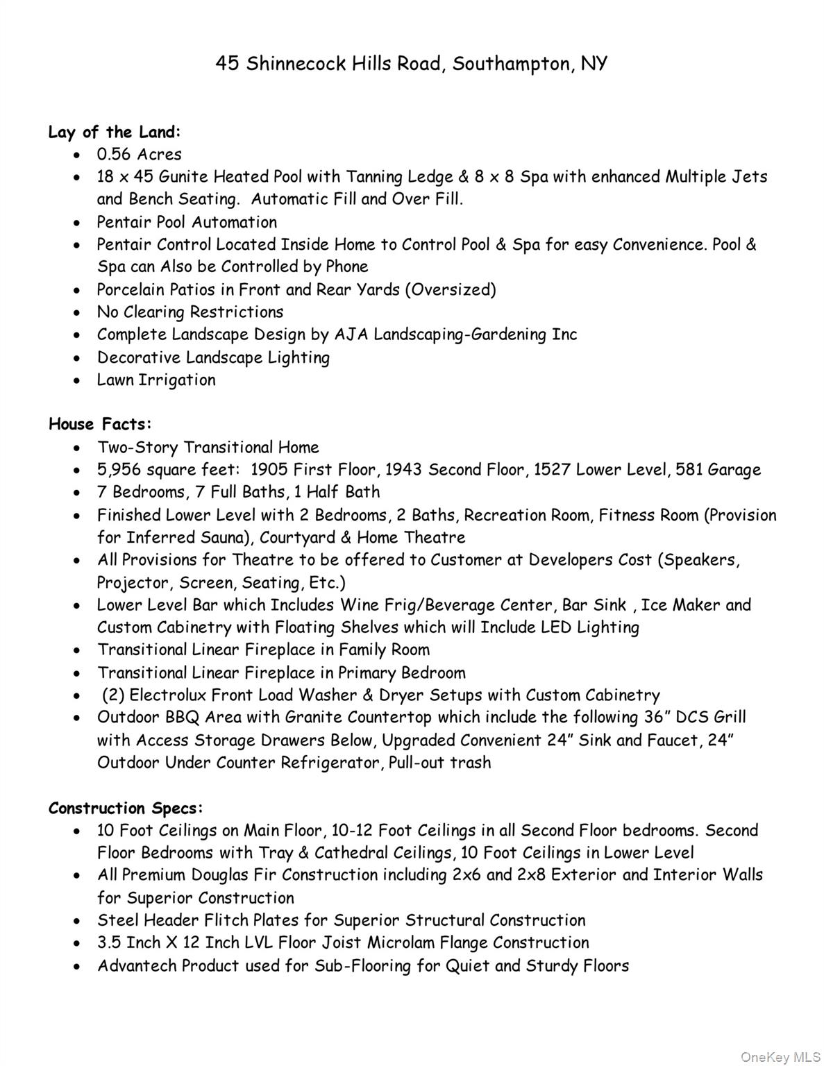 59 Shinnecock Hills Road, Southampton, NY 11968