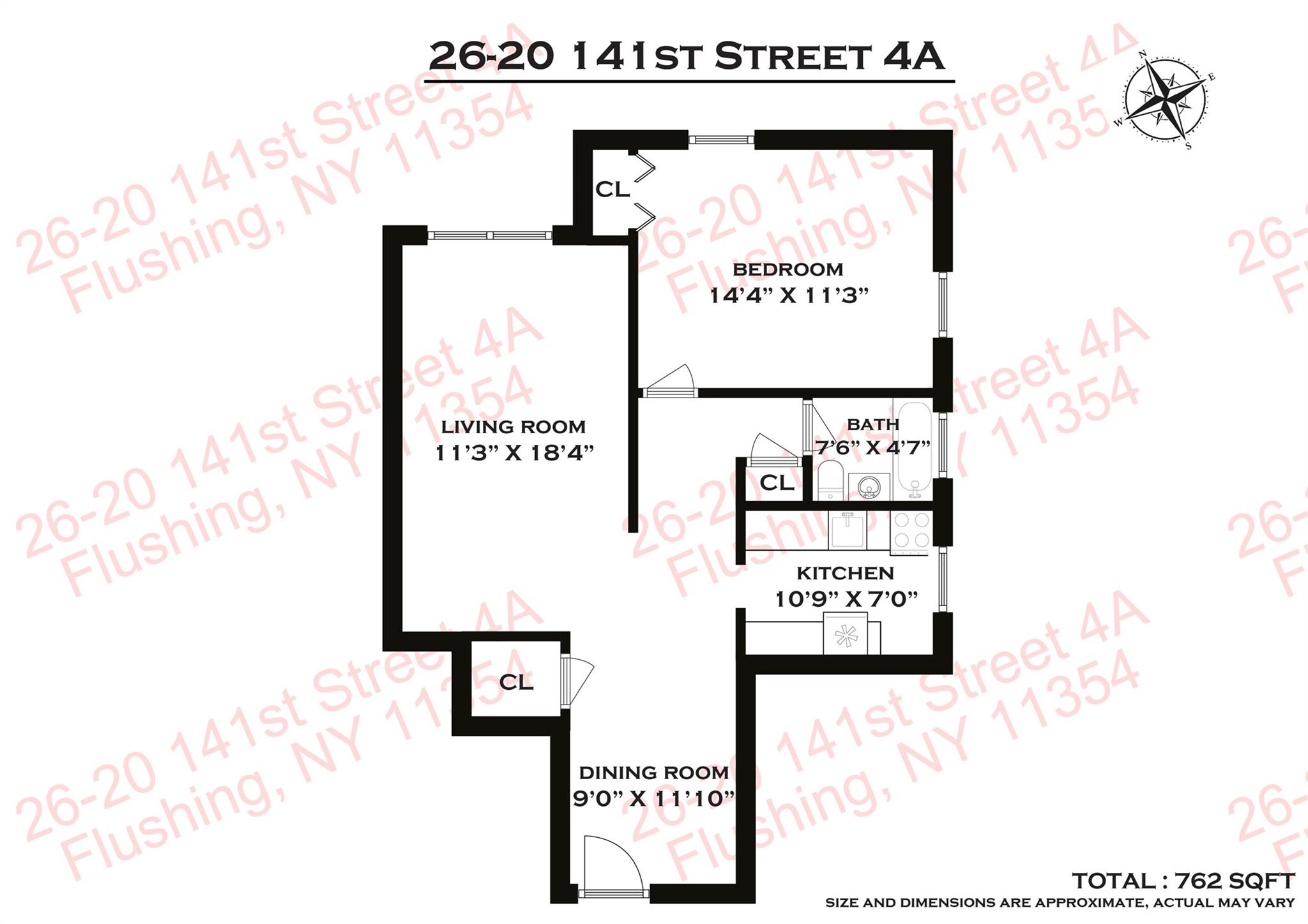 26-20 141st Street # 4A, Flushing, NY 11354