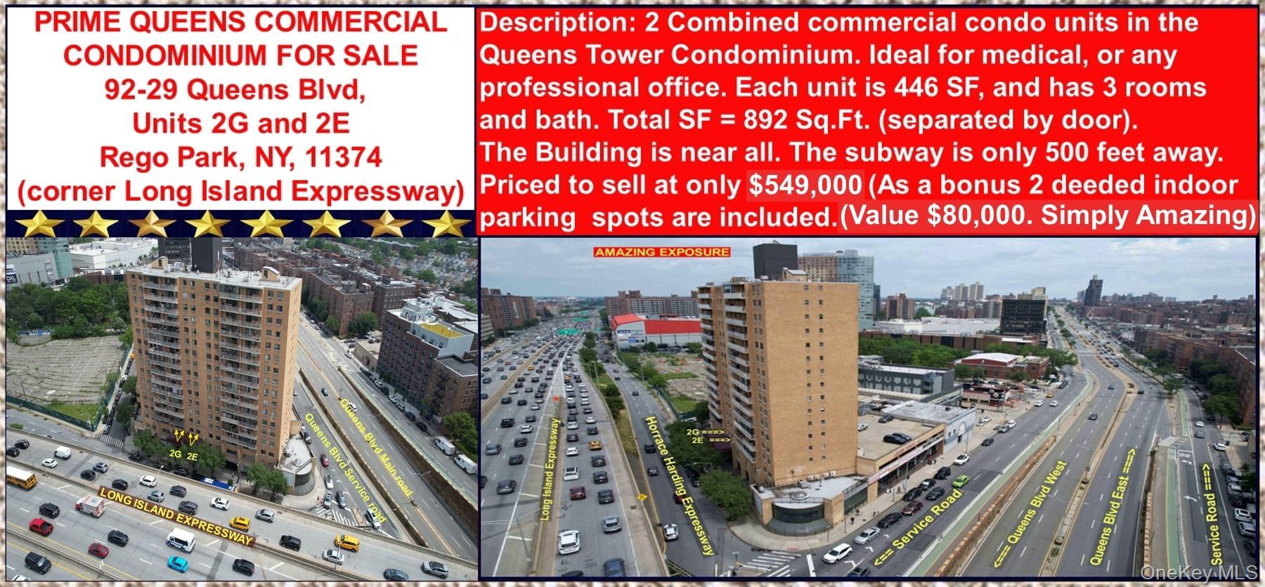 92-29 Queens Boulevard Queens Boulevard # 2G, 2E & 2 Parking spots, Rego Park, NY 11374