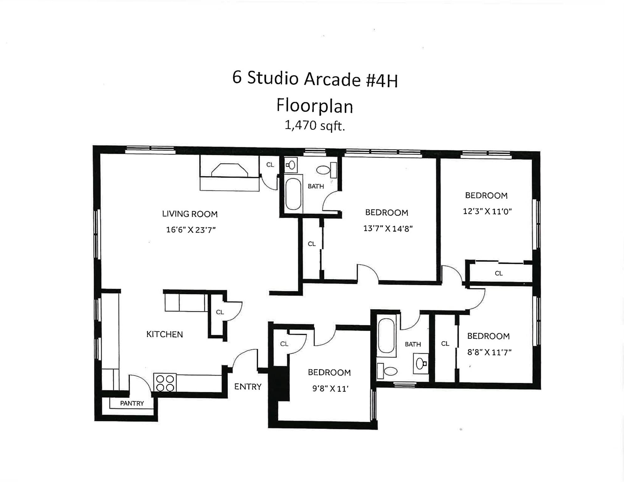 6 Studio Arcade # 4H, Bronxville, NY 10708