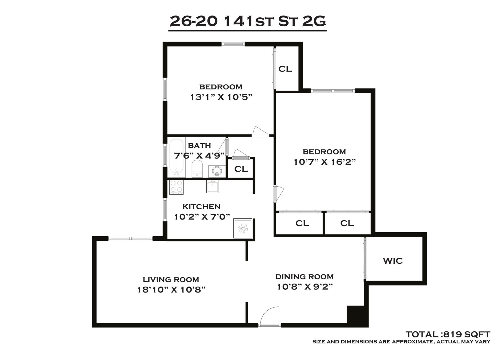 26-20 141st Street # 2G, Flushing, NY 11354