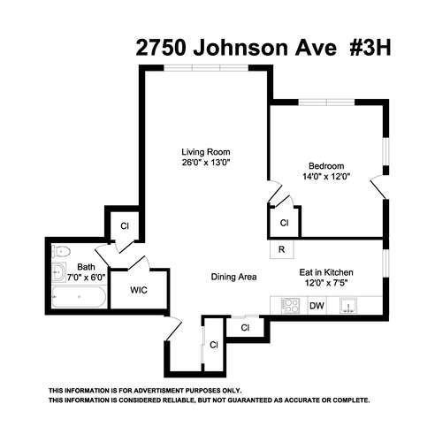 2750 Johnson Avenue # 3H, Bronx, NY 10463