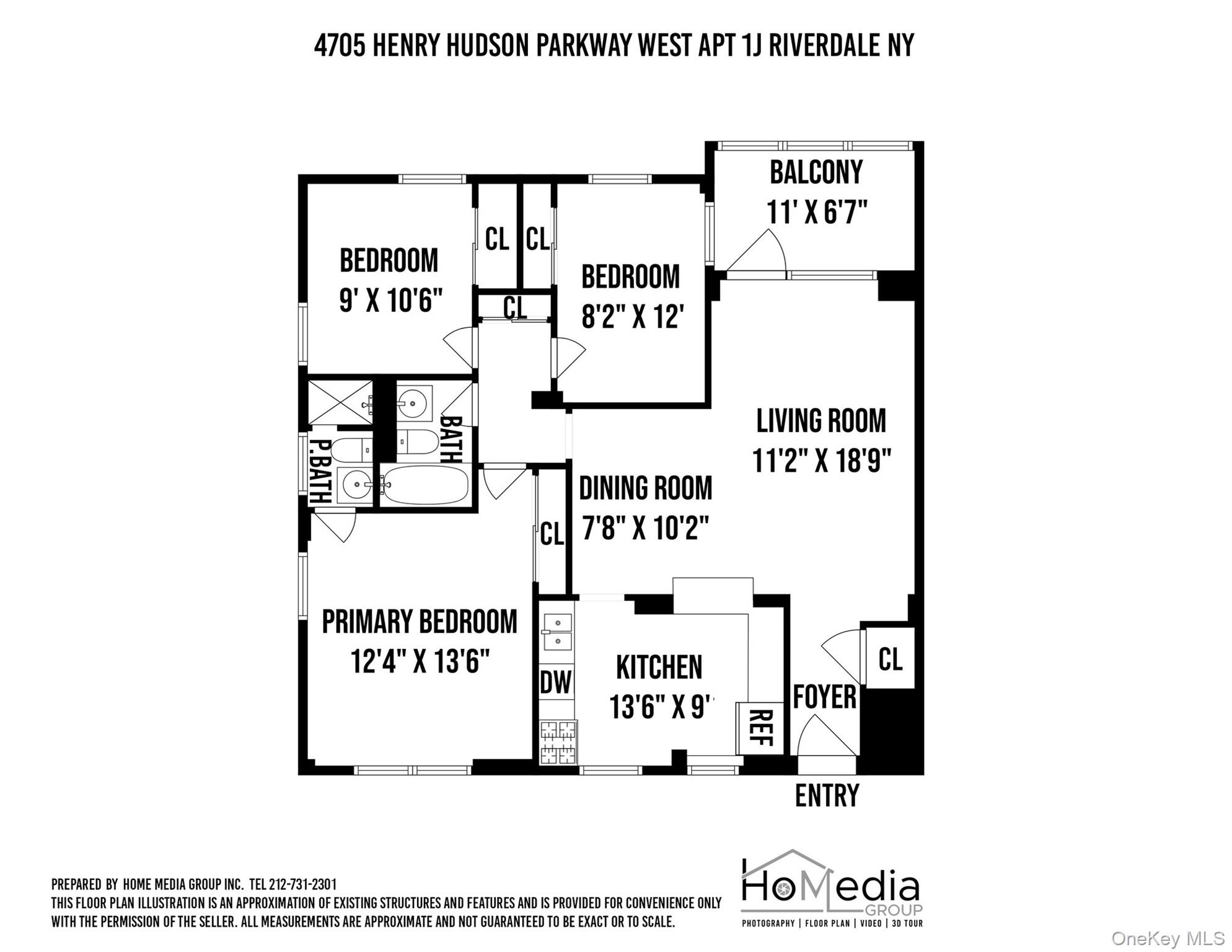 4705 Henry Hudson Parkway W # 1J, Bronx, NY 10471