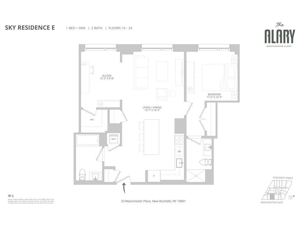 33 Westchester Place # 16E, New Rochelle, NY 10801