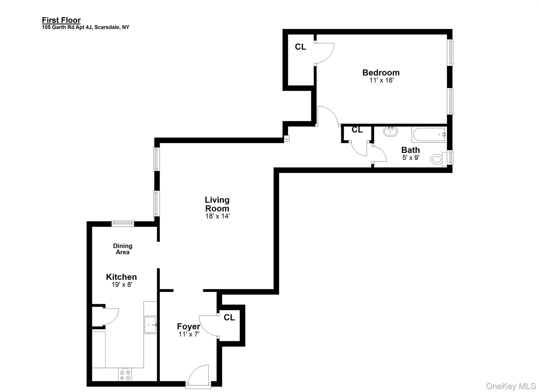 105 Garth Road # 4J, Scarsdale, NY 10583