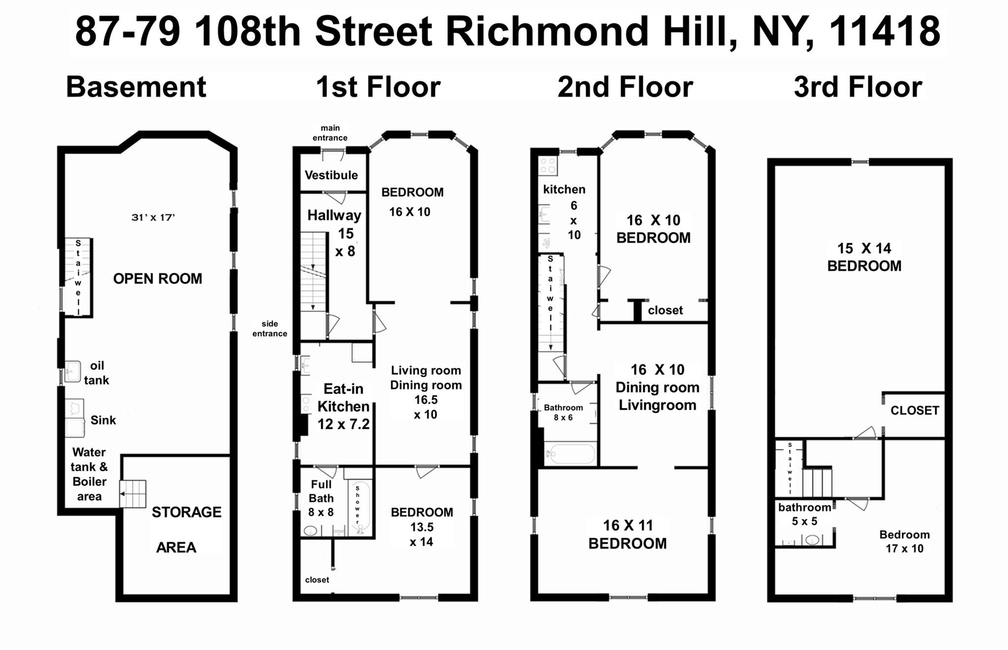 87-79 108 Street, Richmond Hill, NY 11418