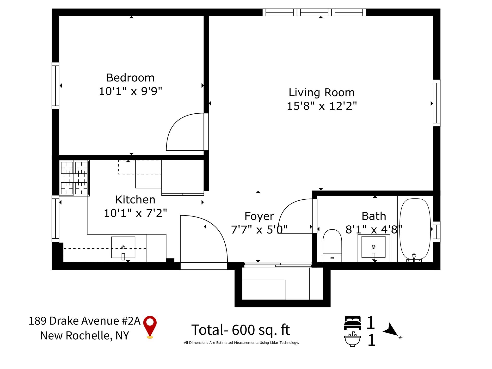 189 Drake Avenue # 2A, New Rochelle, NY 10805