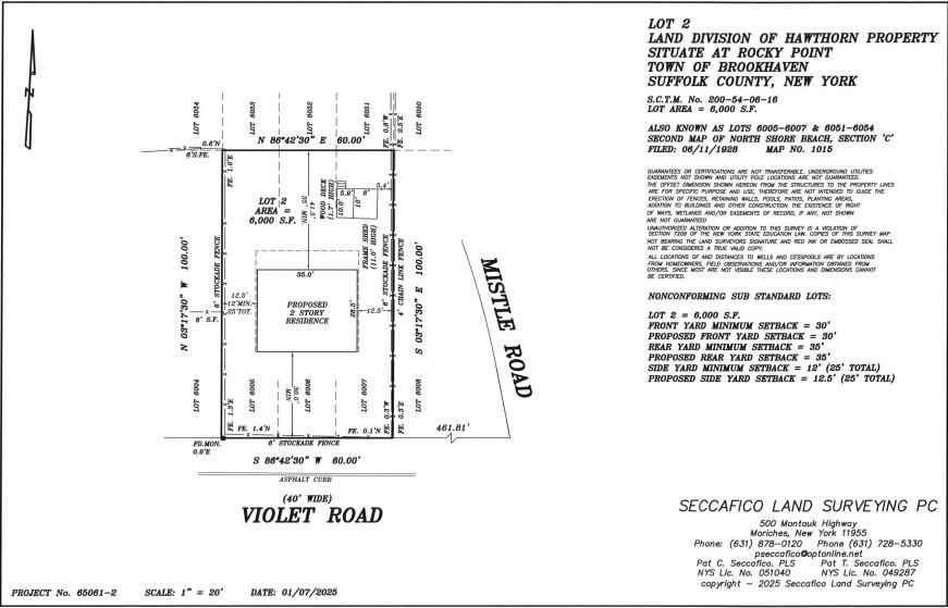 0 Violet Road, Rocky Point, NY
