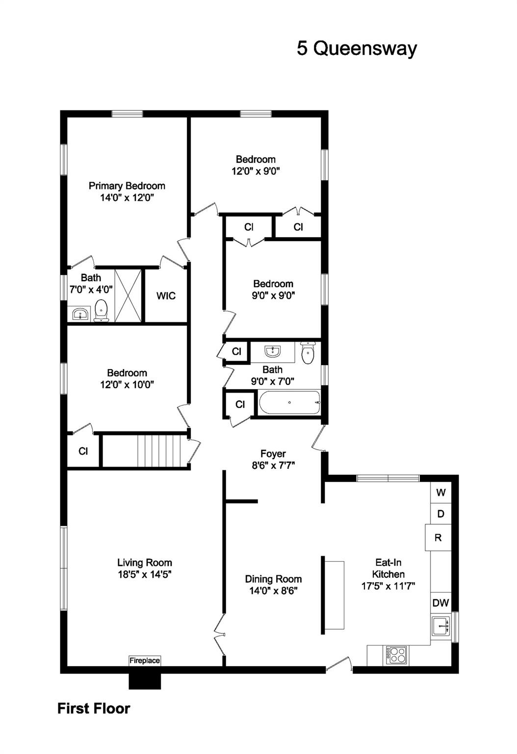 5 Queens Way, Newburgh, NY 12550