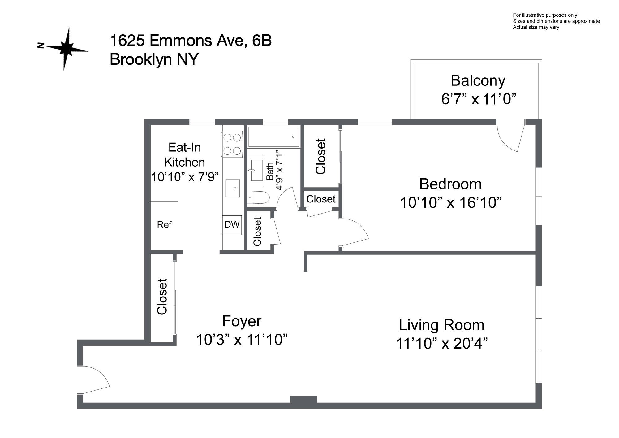 1625 Emmons Avenue # 6B, Brooklyn, NY 11235