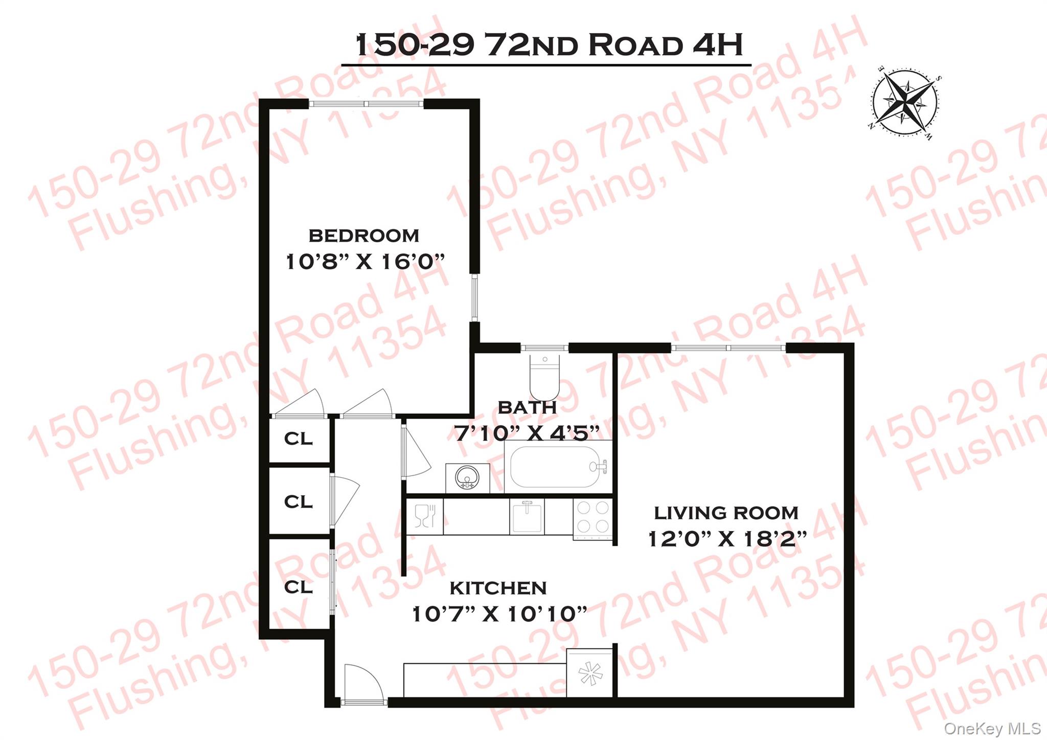150-29 72nd Road # 4H, Flushing, NY 11367