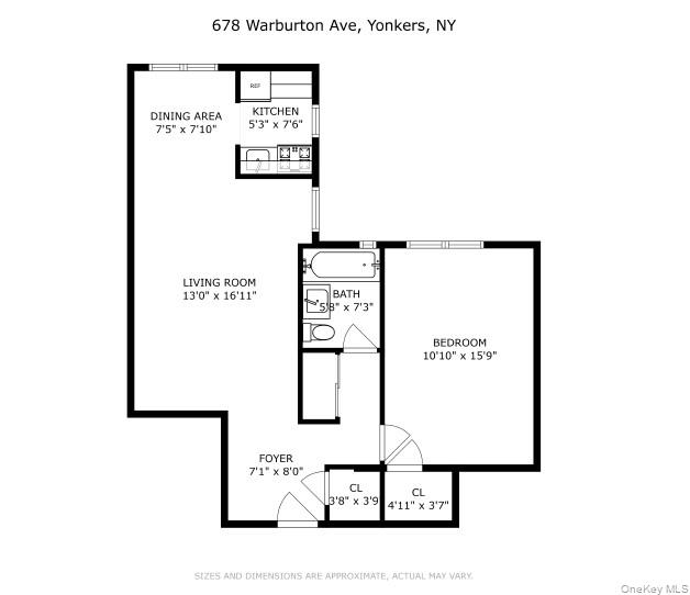 678 Warburton Avenue # 5J, Yonkers, NY 10701