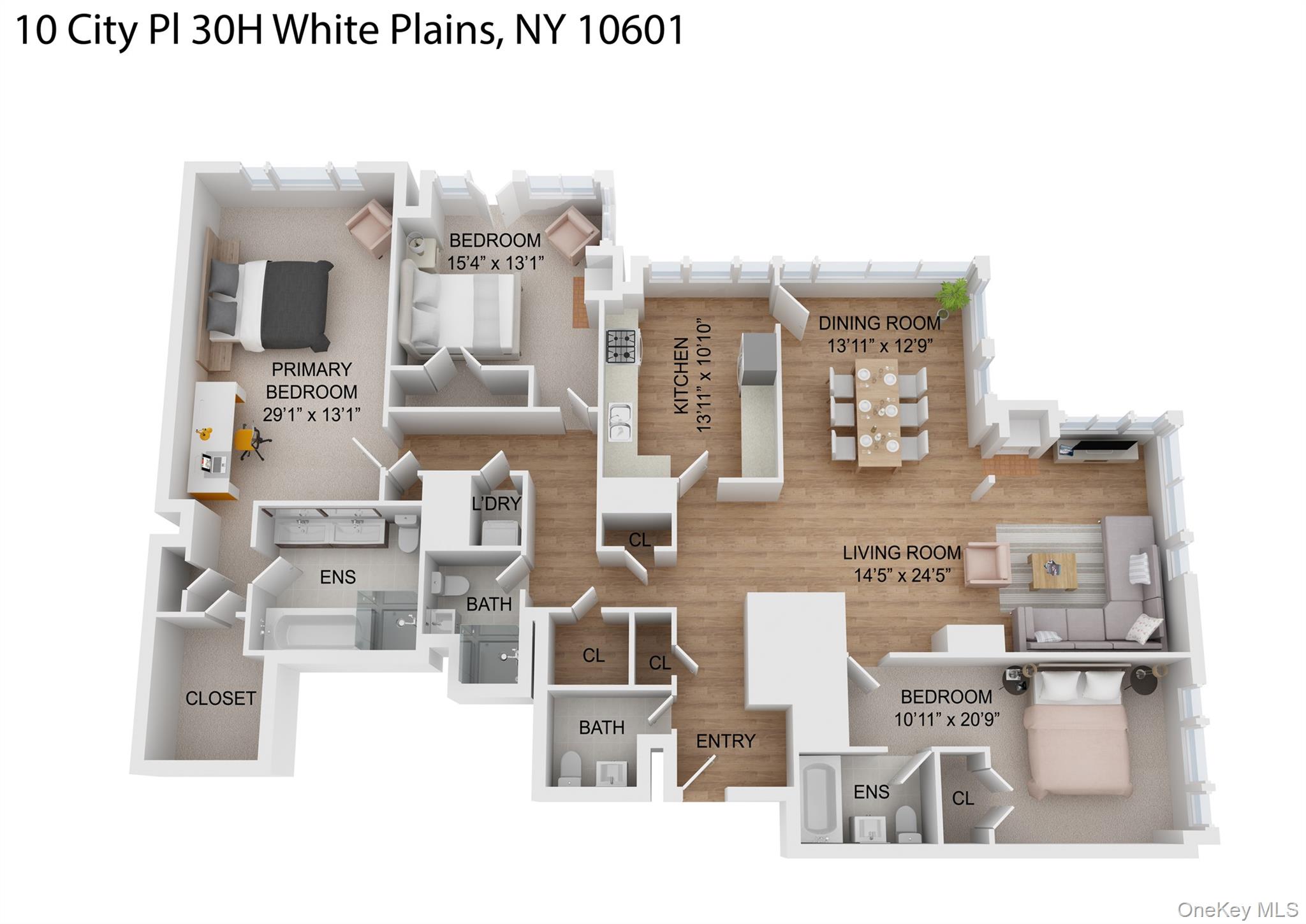 10 City Place # 30H, White Plains, NY 10601