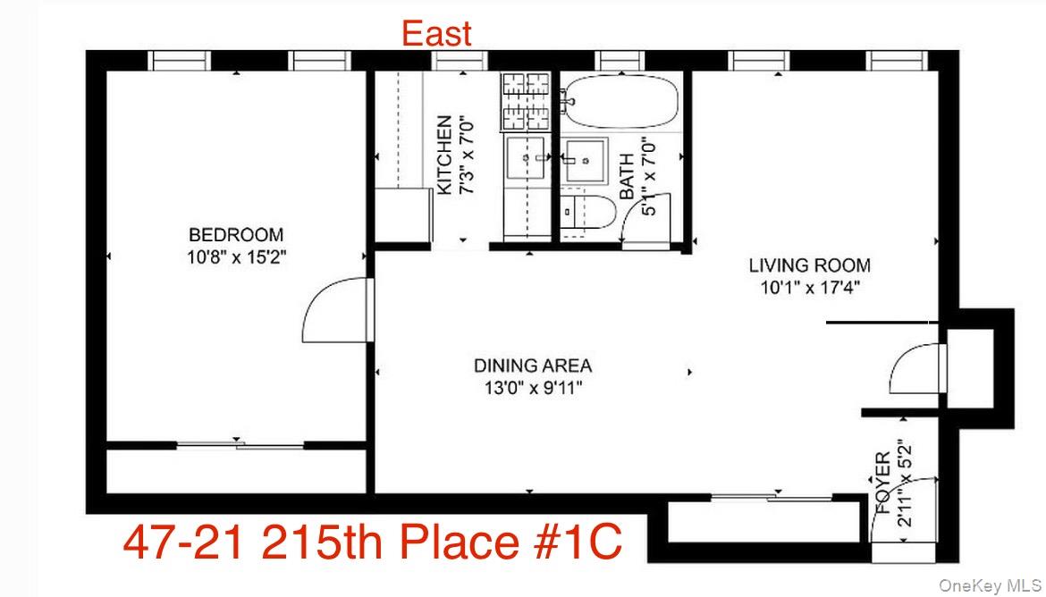 47-21 215 Place # 1C, Bayside, NY 11364