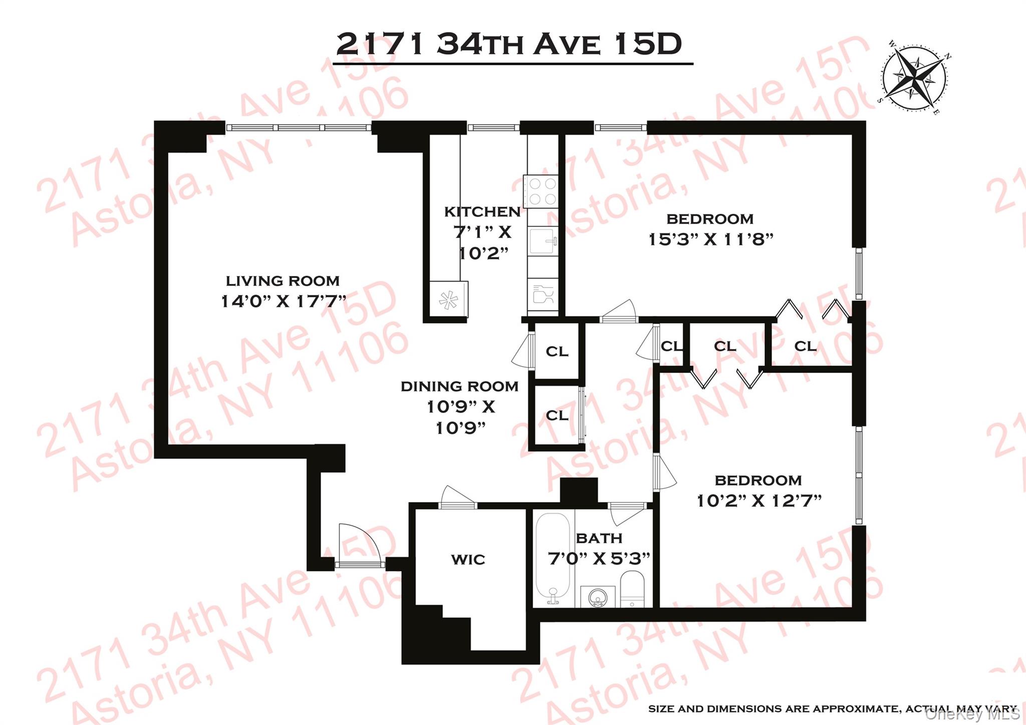 21-71 34th Avenue # 15D, Long Island City, NY 11106