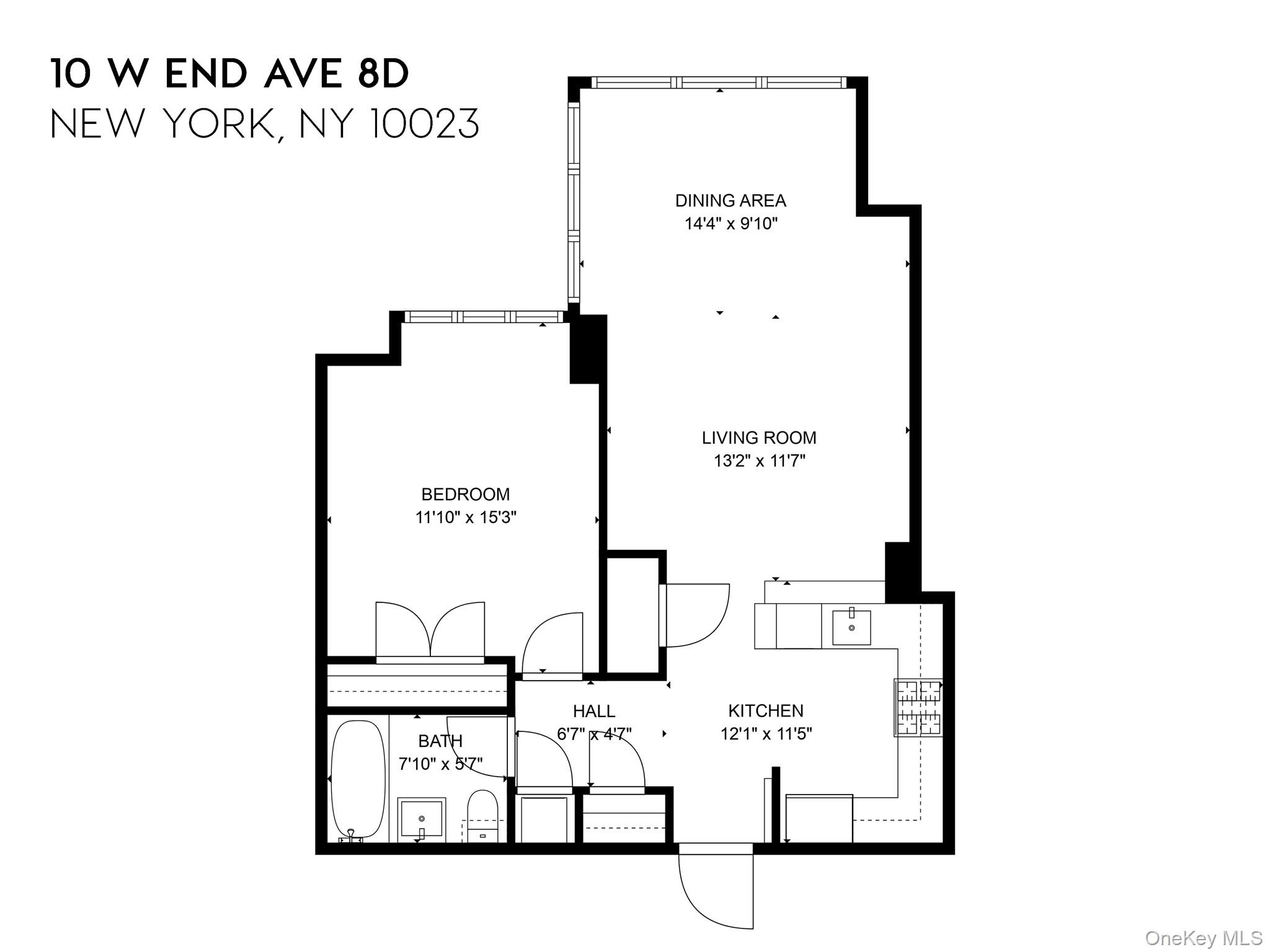 10 W End Avenue # 8D, New York (Manhattan), NY 10023
