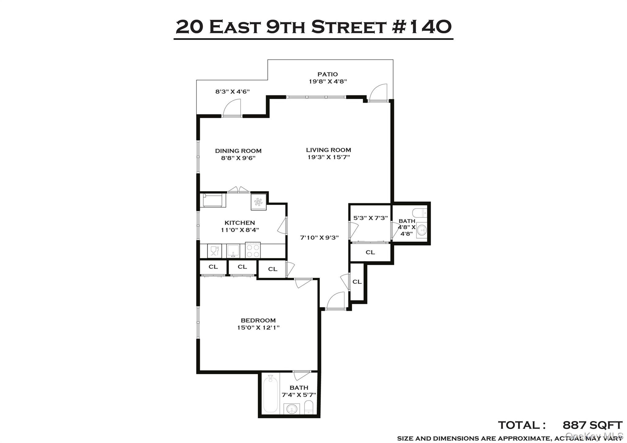 20 E 9th Street # 14O, New York (Manhattan), NY 10003
