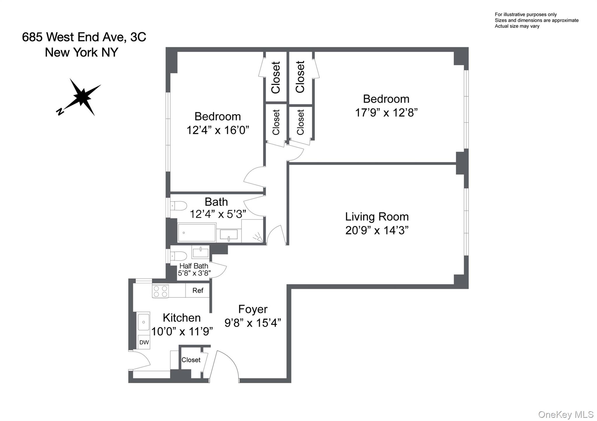 685 West End Avenue # 3C, New York (Manhattan), NY 10024