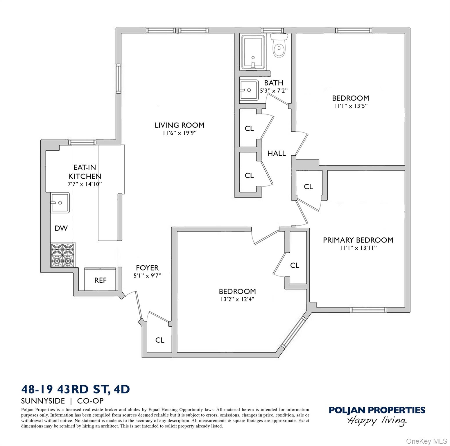 48-19 43rd Street # 4D, Sunnyside, NY 11377