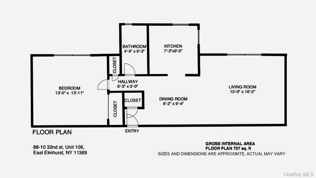 88-10 32 Av # 106, East Elmhurst, NY 11369