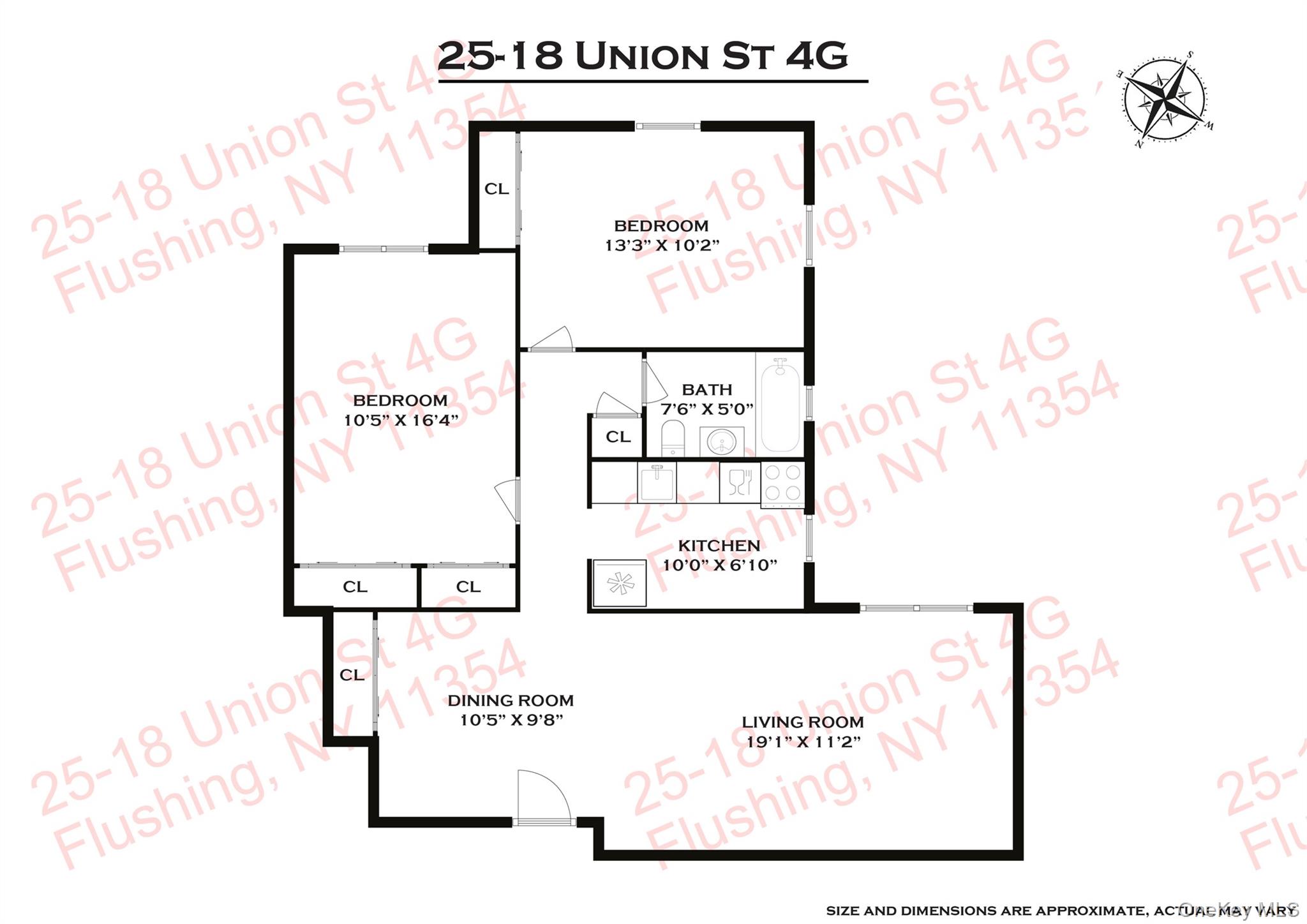 25-18 Union Street # 4G, Flushing, NY 11354