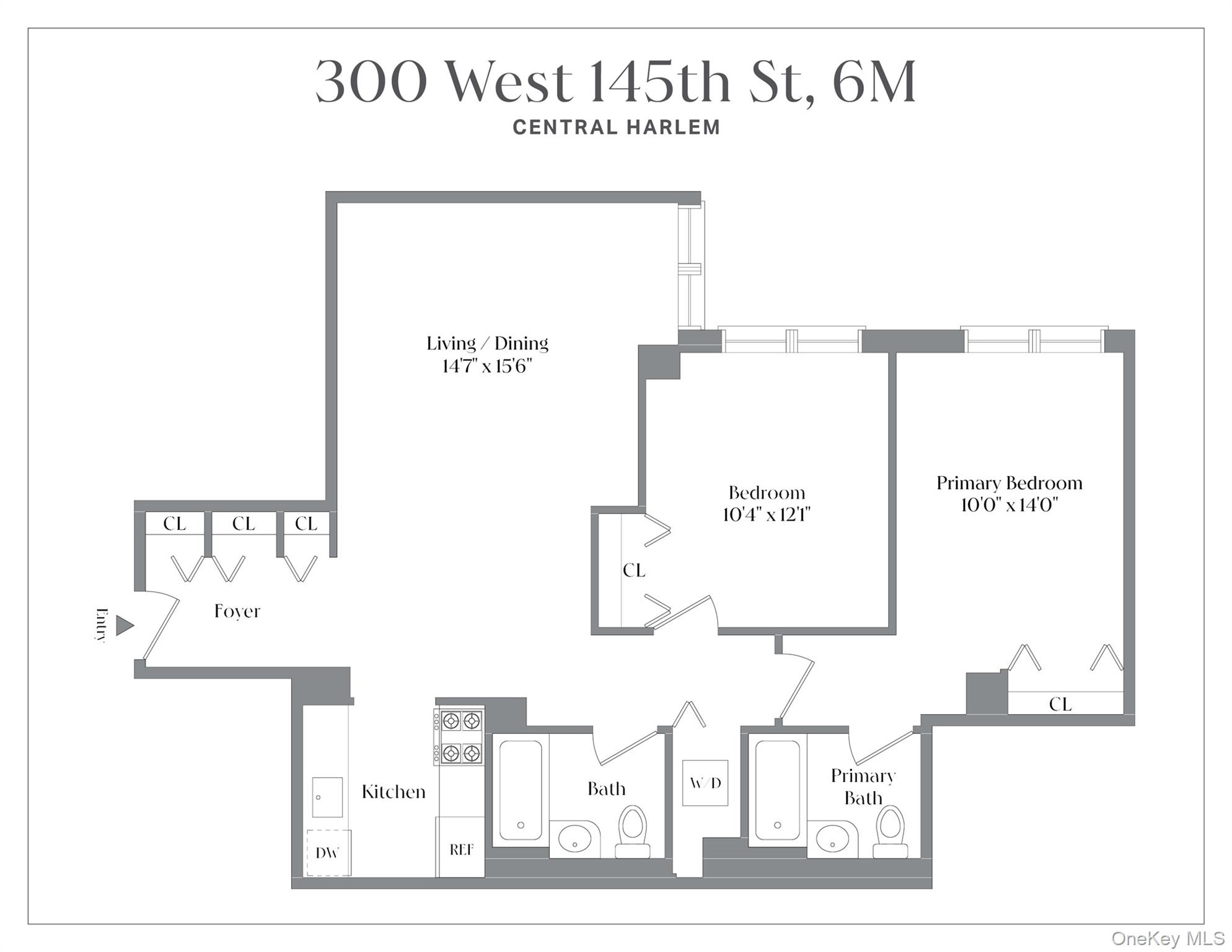 300 W West 145 Street # 6M, New York (Manhattan), NY 10030