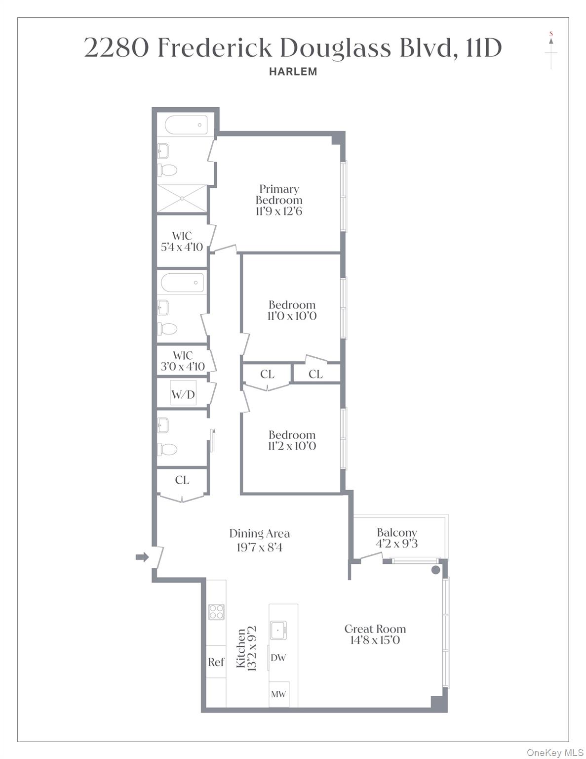 2280 Frederick Douglass Boulevard # 11D, New York (Manhattan), NY 10027