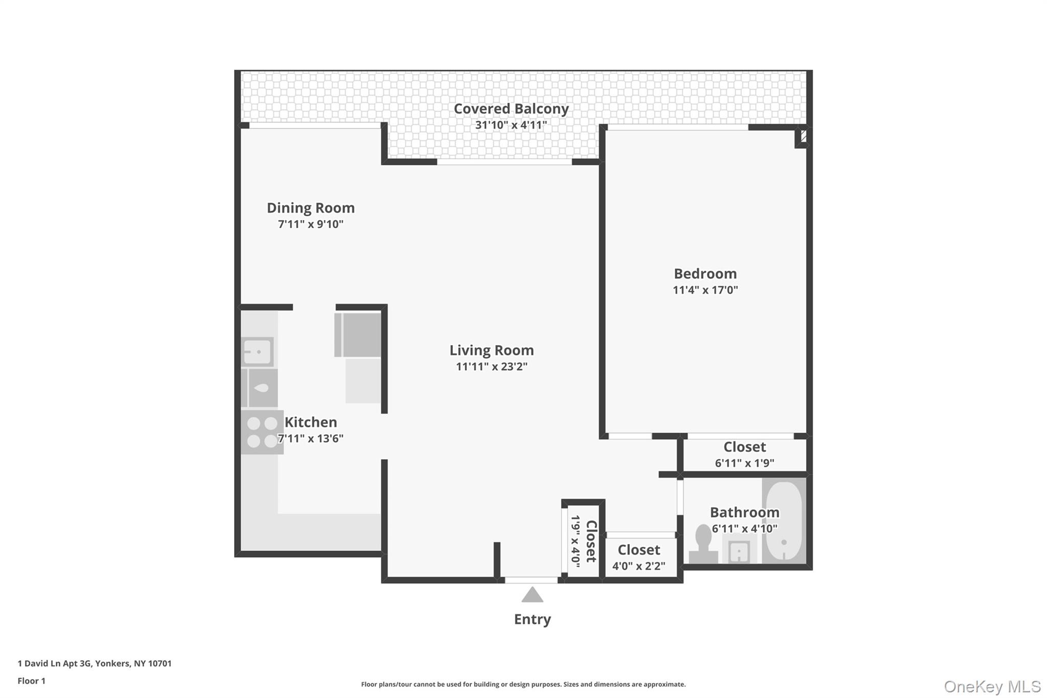 1 David Lane # 3G, Yonkers, NY 10701