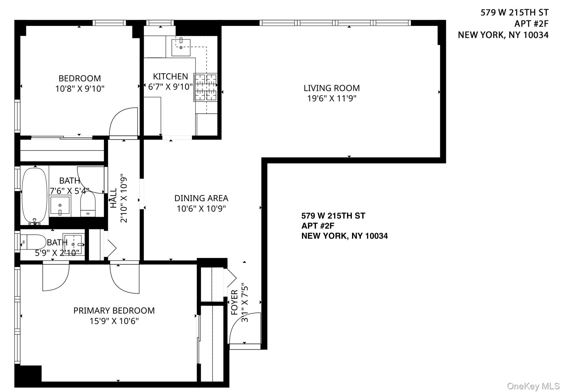 579 West 215 Street # 2F, New York (Manhattan), NY 10034