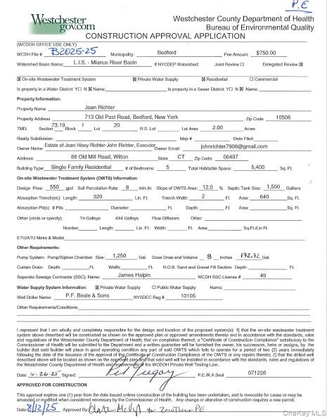 713 Old Post Road, Bedford, NY 10506